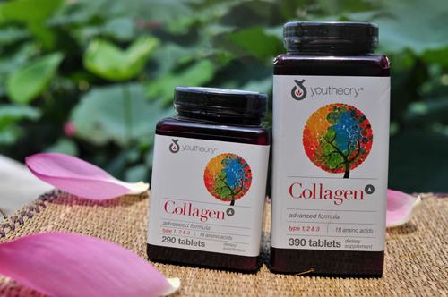 Viên uống bổ sung Collagen Youtheory type 1, 2, 3