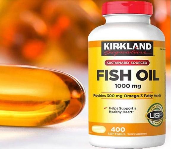 Viên uống Fish oil Kirkland Omega 3