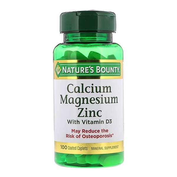 Viên uống Nature's Bounty Calcium Magnesium Zinc