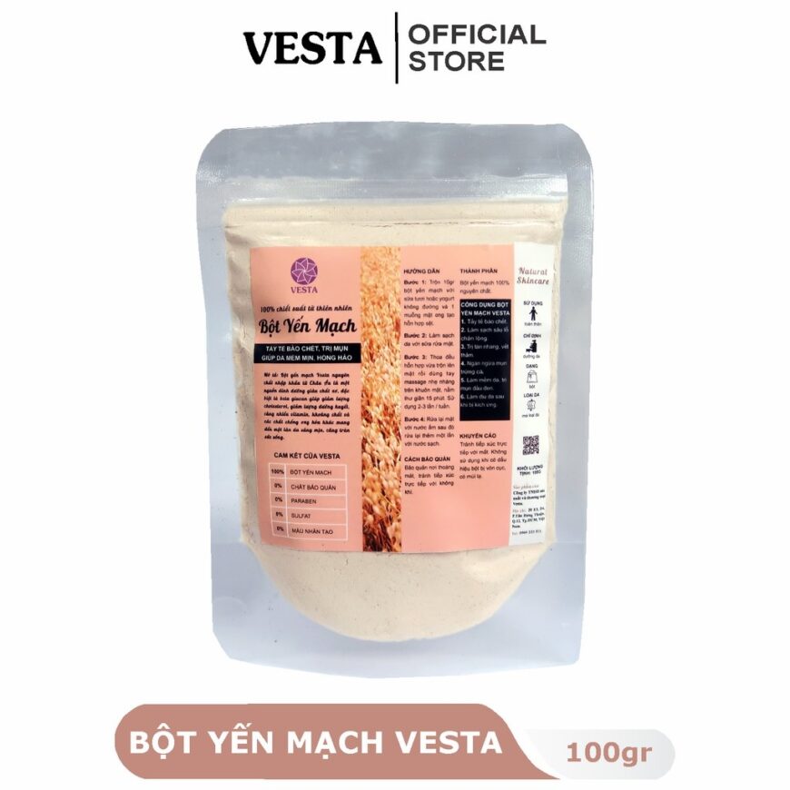 Bột yến mạch nguyên chất Vesta
