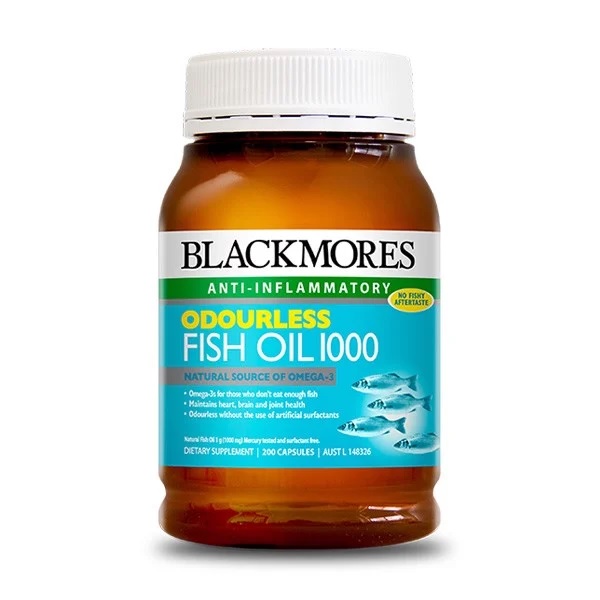 Dầu cá Blackmores Odourless Fish Oil