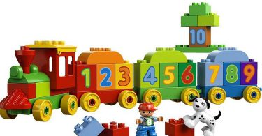 Bộ xếp hình Lego Duplo: Tàu lửa học số