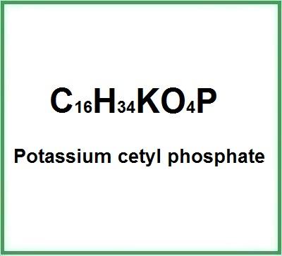 Potassium cetyl phosphate