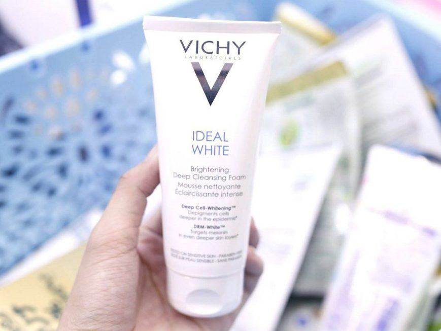 sữa rửa mặt Vichy Ideal White Brightening Deep Cleansing Foam