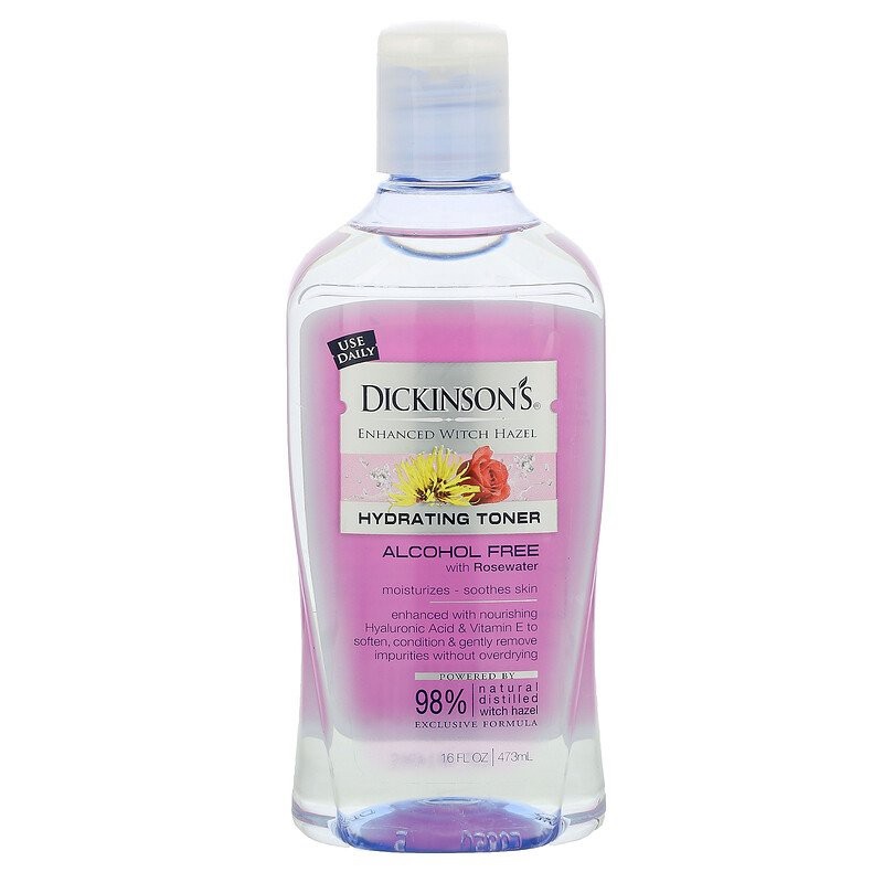 Dickinson’s Enhanced Witch Hazel Hydrating Toner with Rosewater