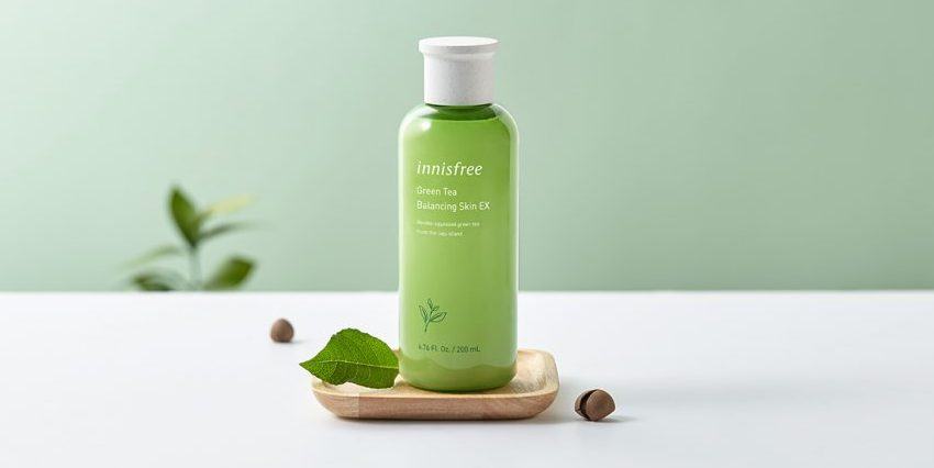 Đánh giá nước hoa hồng Innisfree Green Tea Balancing Skin Ex