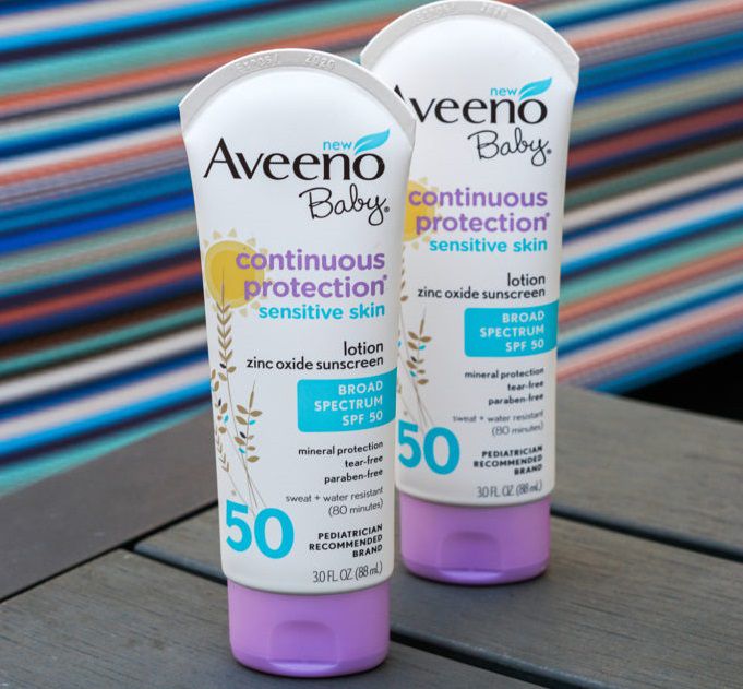 kem chống nắng Aveeno Baby Continuous Protection Zinc Oxide Sunscreen