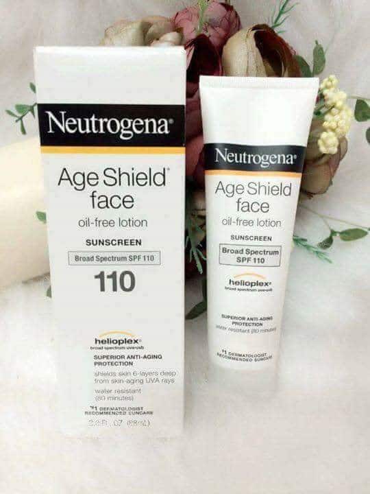 kem chống nắng Neutrogena Age Shield Face Oil-Free Lotion Sunscreen SPF 110